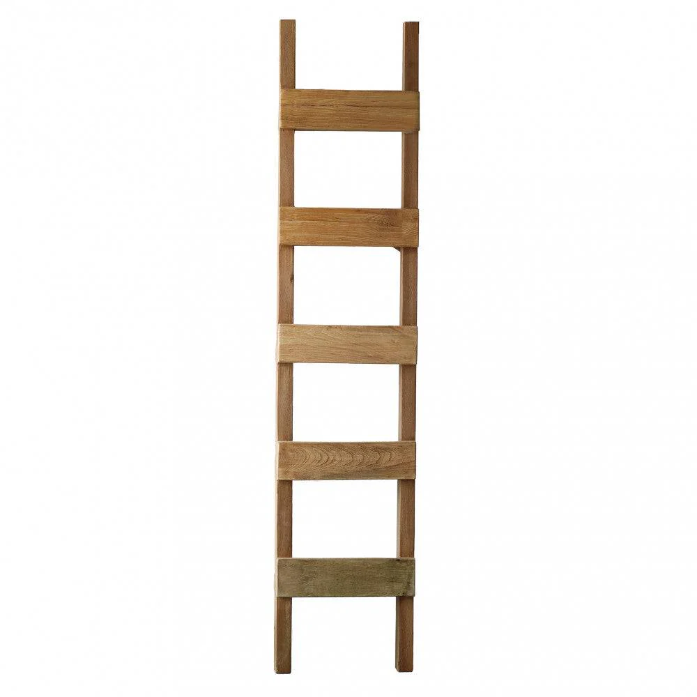 Fioriera Chelsey in Legno Riciclato, Marrone, Forma Rettangolare, 35x10x170 cm