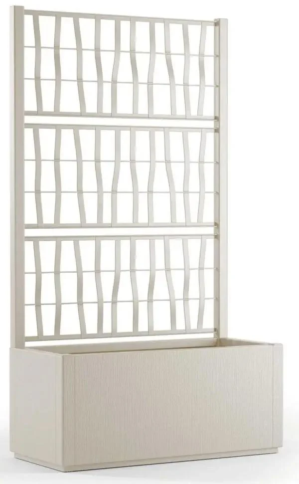 Fioriera con spalliera Ethica cm.80x36x140h
