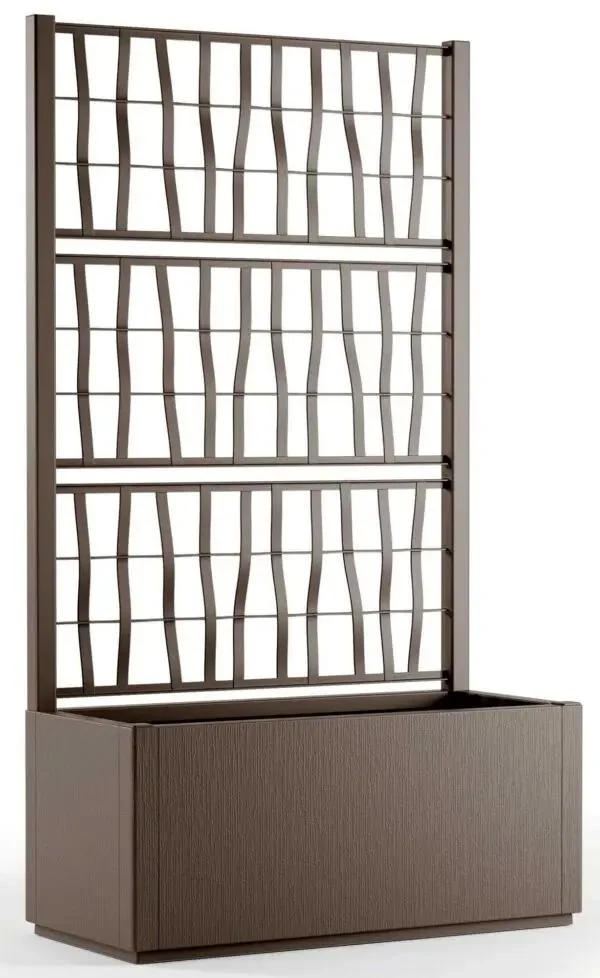 Fioriera con spalliera Ethica cm.80x36x140h - Image 3