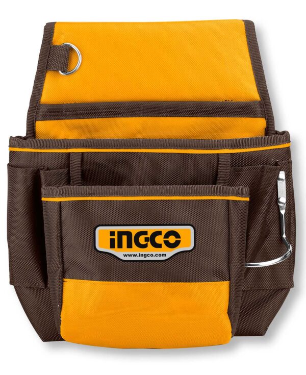 Fodero portautensili con 10 tasche e portamartello - Ingco - Image 2