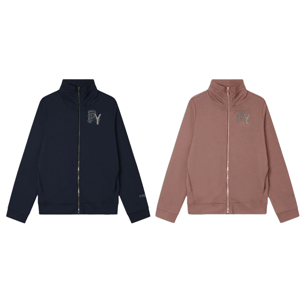 Freddy Felpa Zip e Collo Alto con Dettaglio Effetto Seta S25WCXS3