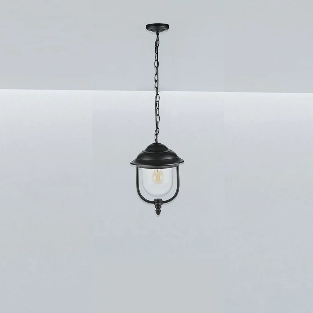 V-TAC Lampada LED da Soffitto a Lanterna E27, L 890mm, Nero, IP44, Max 60W - Image 3
