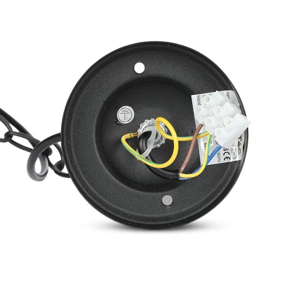 V-TAC Lampada LED da Soffitto a Lanterna E27, L 890mm, Nero, IP44, Max 60W - Image 8