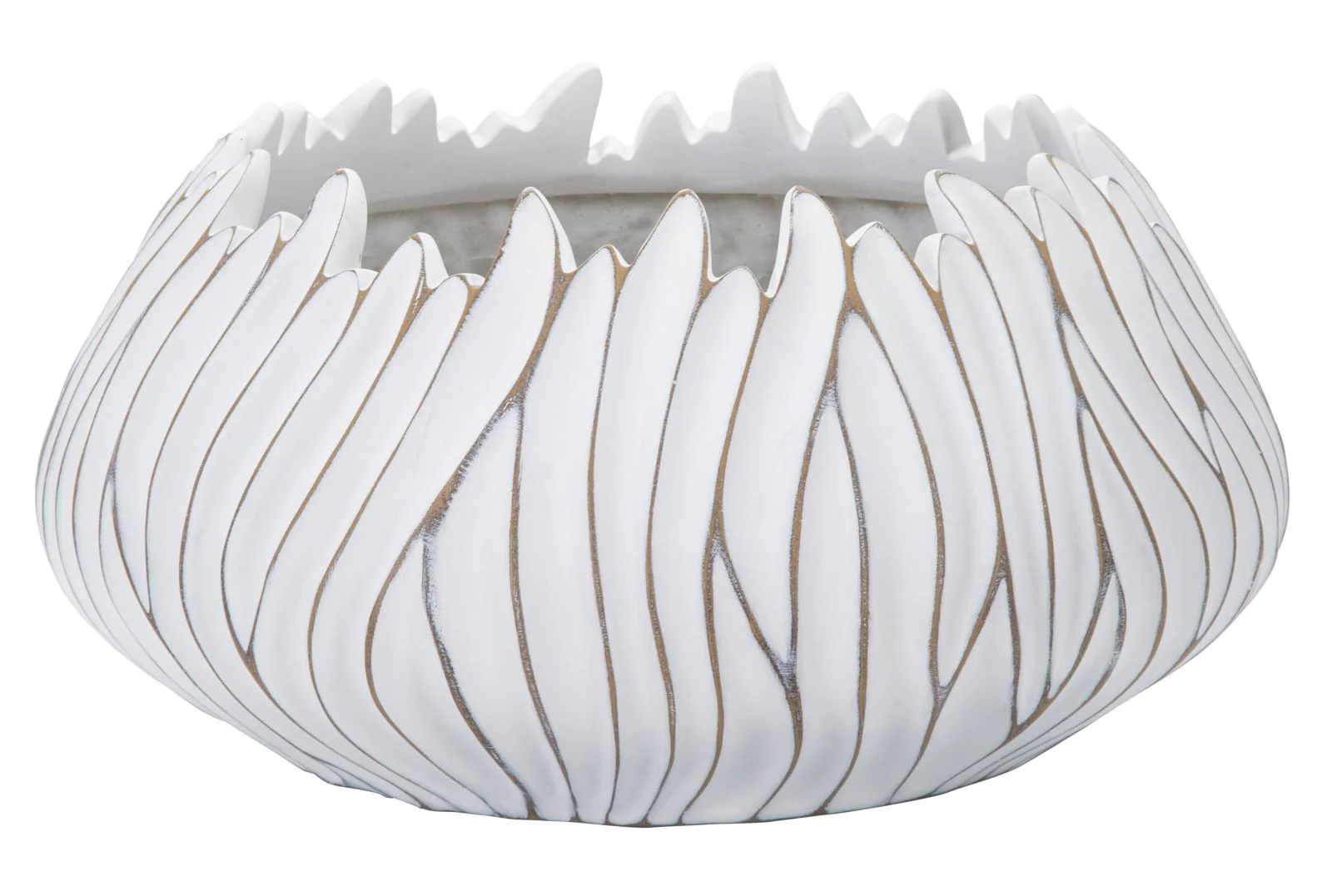 Cachepot Elegante Gaspeau in Resina Honduras Ø 40x20 cm