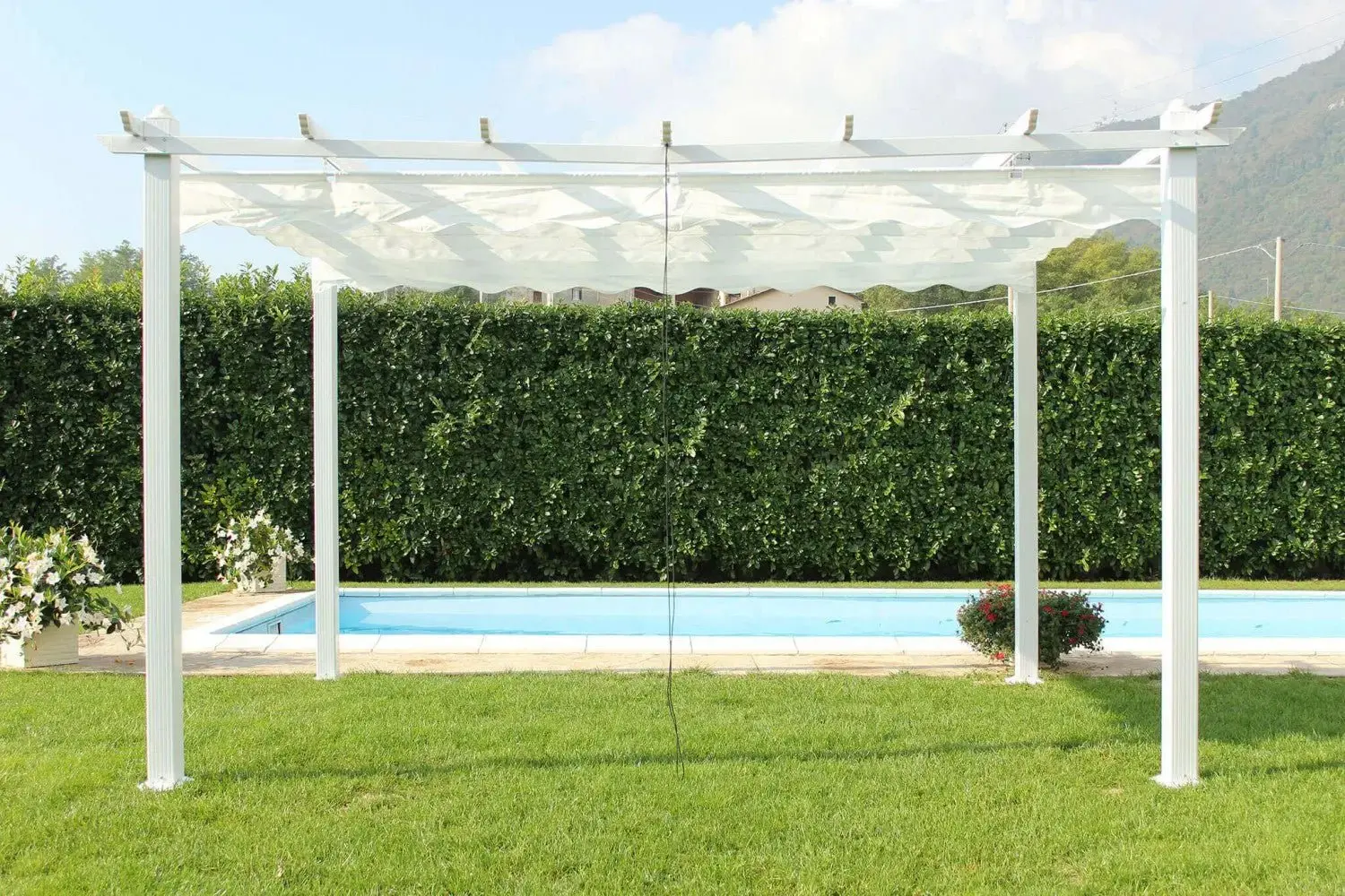 Gazebo Astoria Bianco: 3 x 3 metri di Comfort e Stile - Image 2