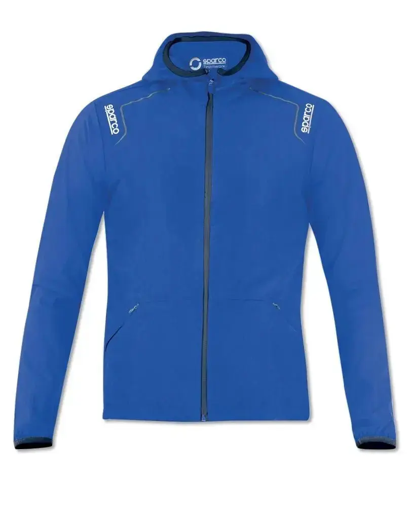 Giacca antivento sparco wilson azzurro