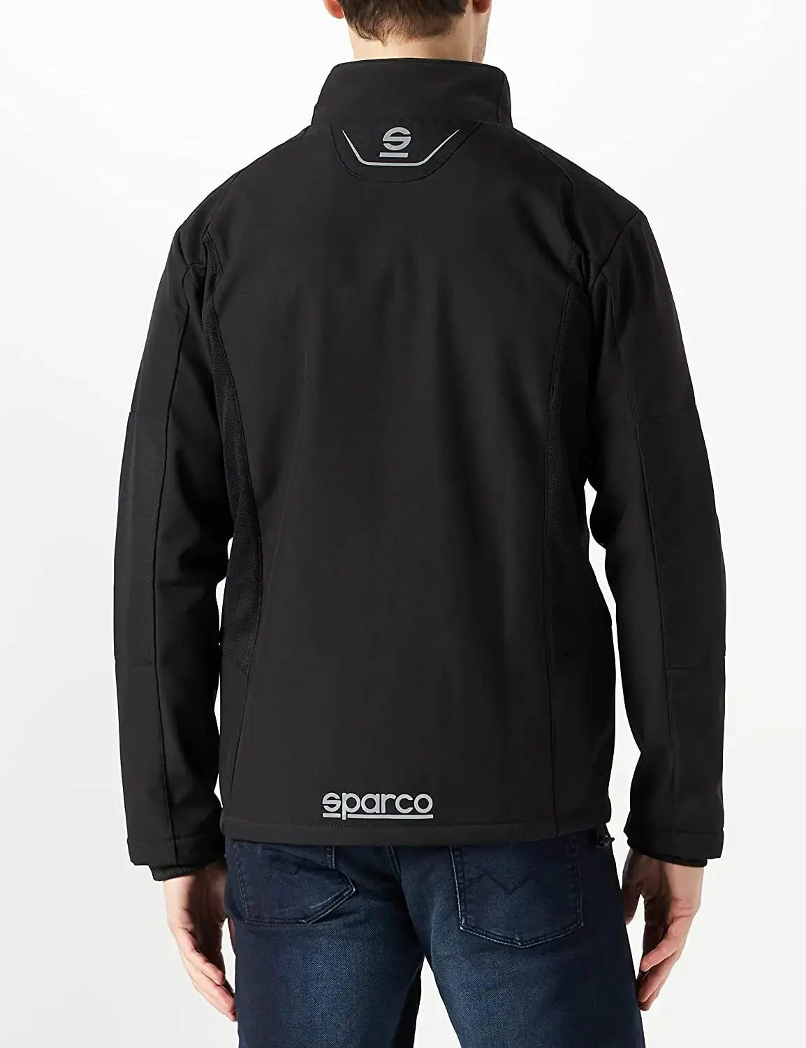 Giacca idrorepellente softshell sparco nera - Image 3