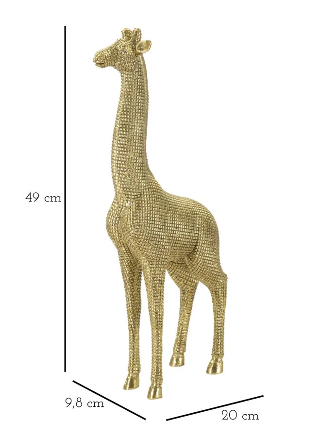 Giraffa Elegante in Oro 20x9,8x49 - Image 7