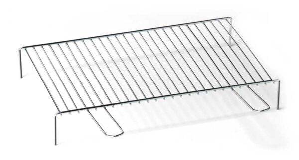 Graticola Camino Acciaio Inox - 2 Manici, Piedini, Diverse Dimensioni