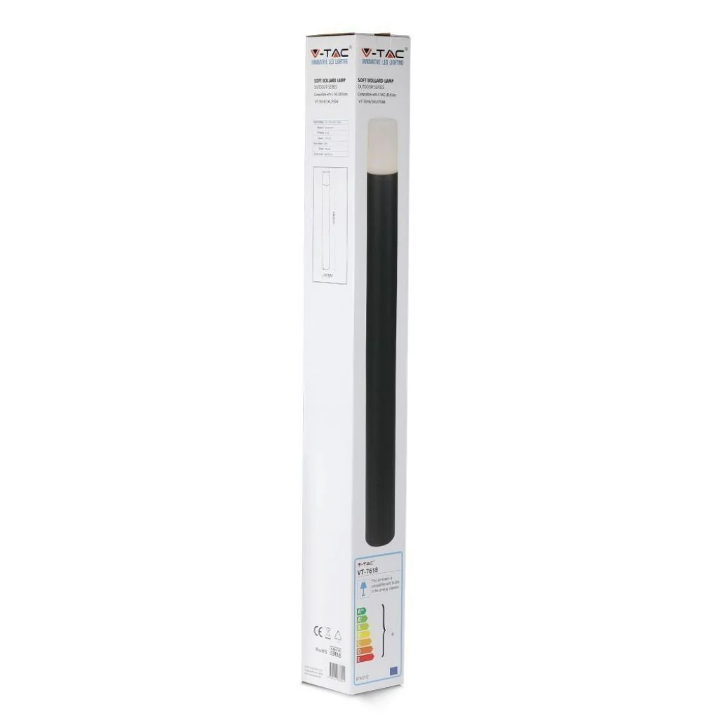 V-TAC Piantana LED da Giardino GU10, H 80cm, Nero Opaco, IP54 - Image 5