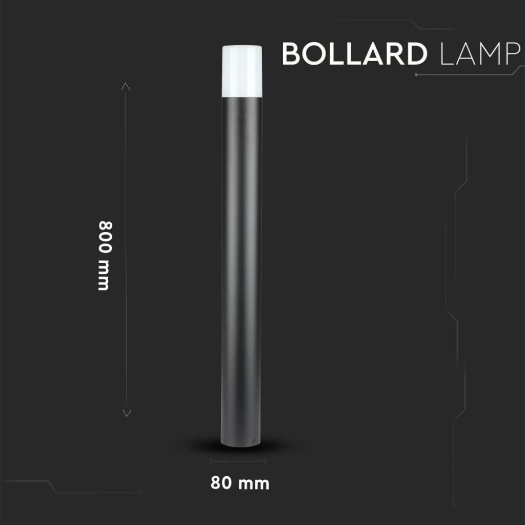 V-TAC Piantana LED da Giardino GU10, H 80cm, Nero Opaco, IP54 - Image 8