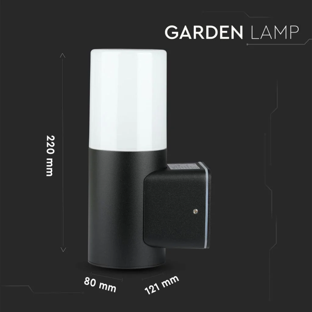 V-TAC Lampada LED da Giardino GU10, H 22cm, Nero Opaco, IP54 - Image 3