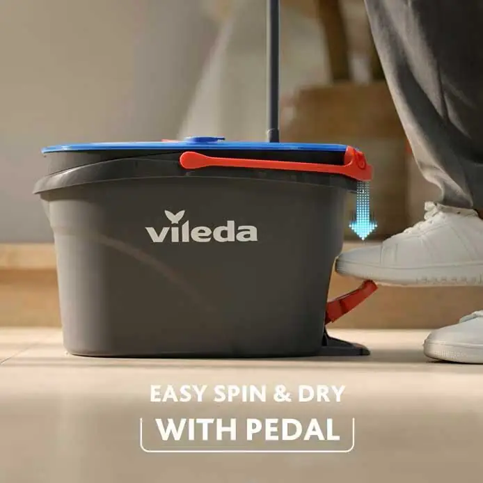 Vileda H2Pro Spin Mop con Secchio a Doppio Serbatoio - Image 3