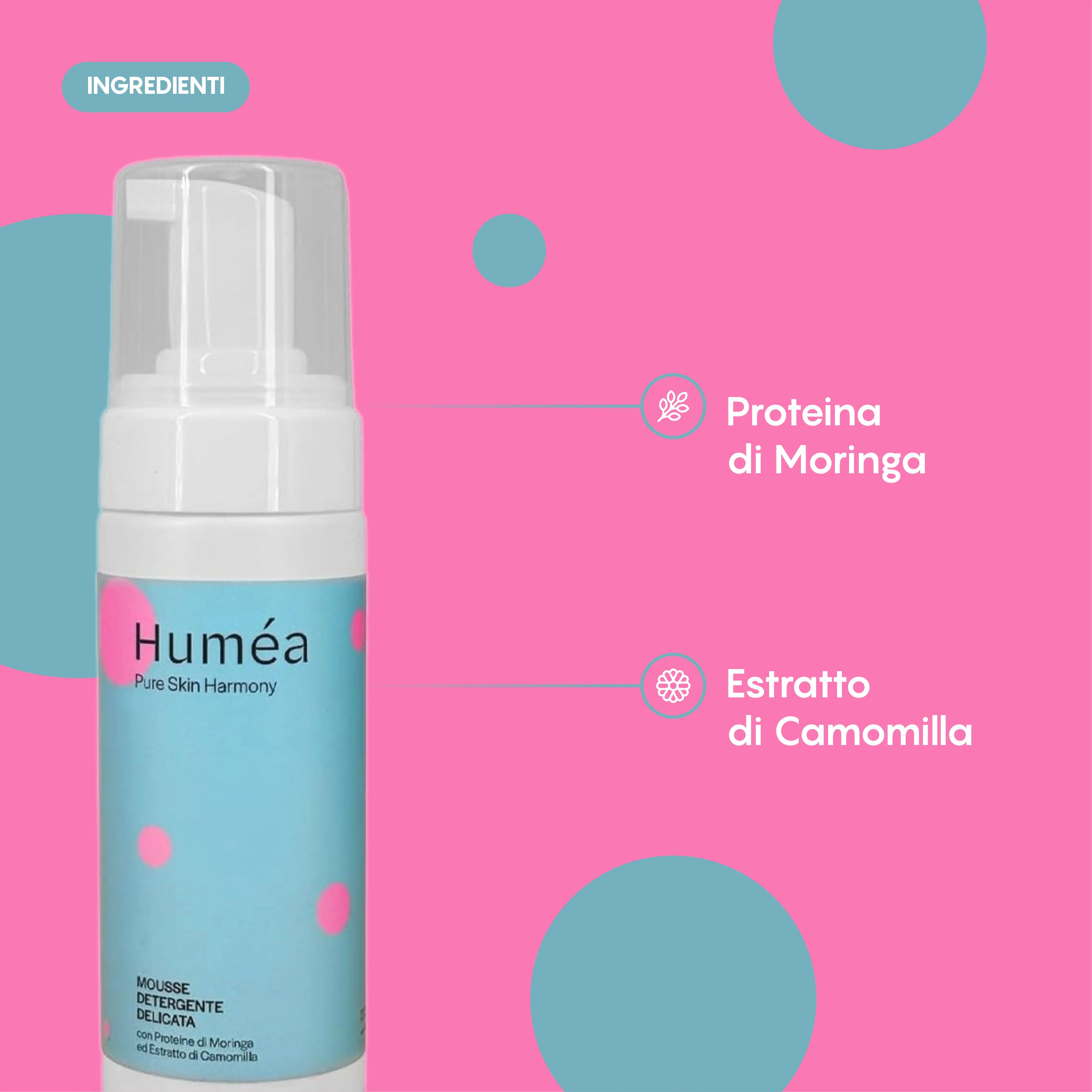 HUMEA MOUSSE DETERGENTEDELICATA 150 ML - Image 3