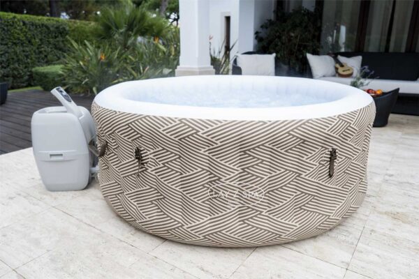 Idromassaggio Lay-Z-Spa Madrid 2-4 posti, Ø180x66 cm, 669L, AirJet