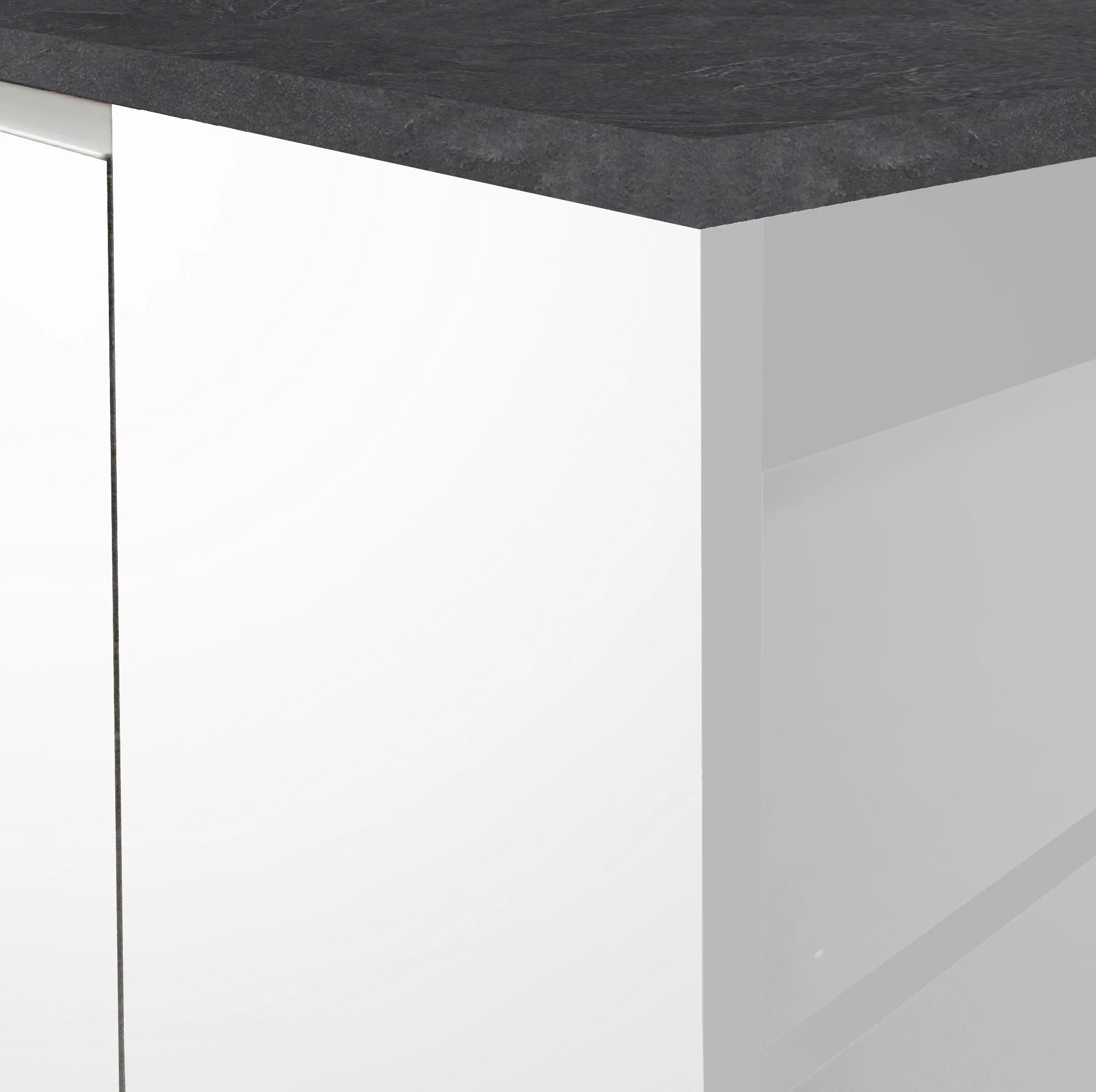 Isola Cucina SOLE 3 Ante – Bianco Lucido/Report, 155x90x90 cm, Made in Italy - Image 6