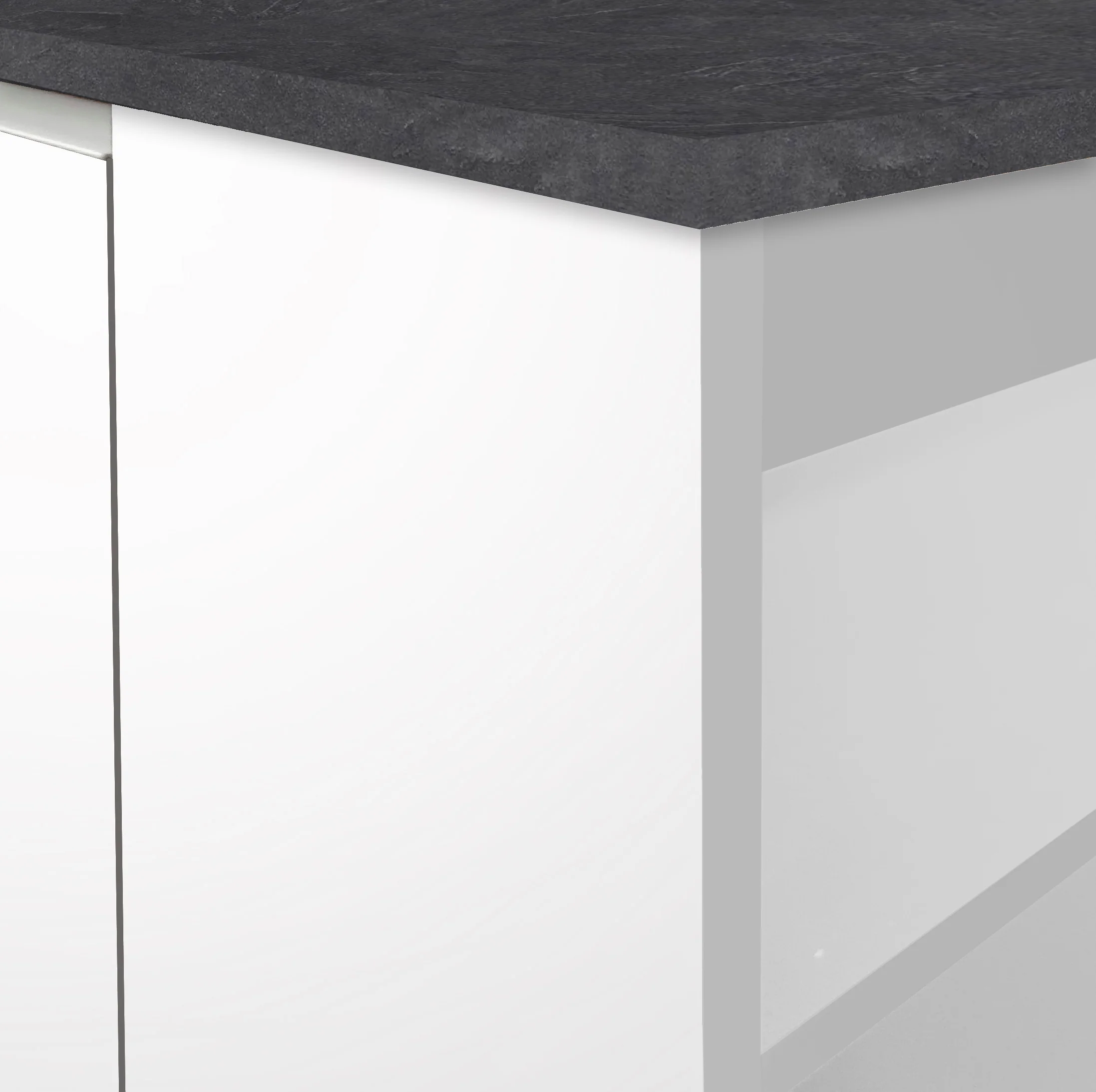 Isola Cucina SOLE 2 Ante – Bianco/Report, 160x90x90 cm, Made in Italy - Image 3