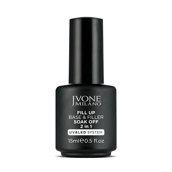 JVONE MILANO FILL UP BASE & FILLER SOAK OFF 2 IN 1 COVER 15 ML