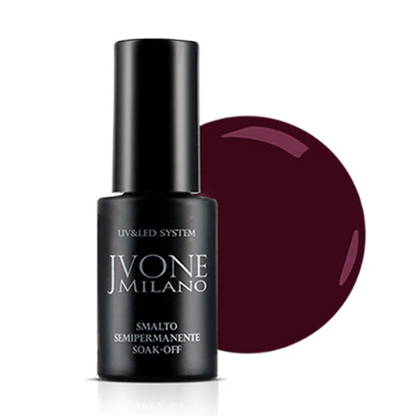 JVONE MILANO SOAK OFF SEMIPERMANENTE BORDEAUX SCURO 3040