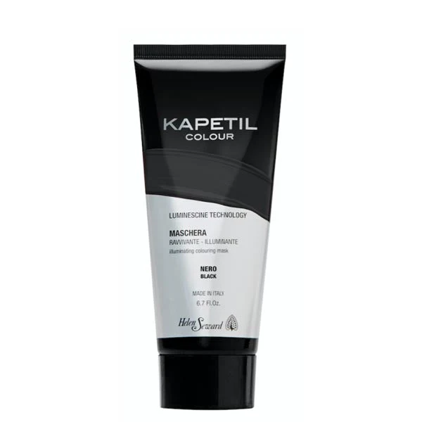 KAPETIL MASCHERA CAPELLI RAVVIVANTE ILLUMINANTE NERO 200ML
