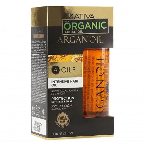 KATIVA ARGAN OIL 4 OILSPROTECTION SOFTNESS E SHINE 60 ML