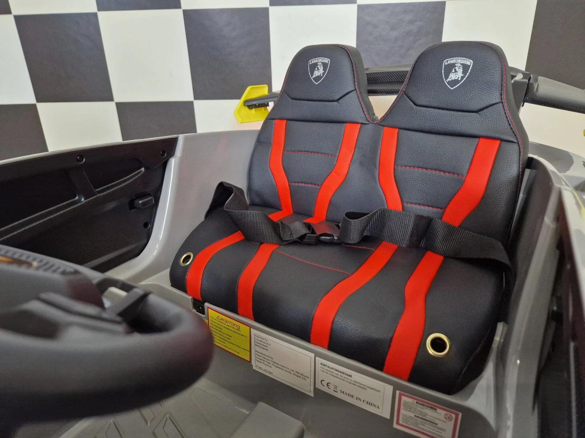 Auto Elettrica per Bambini Lamborghini Huracan STO 12 V – Grigia - Image 10