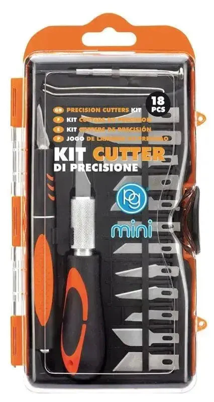 KIT CUTTER DI PRECISIONE 18 PCS