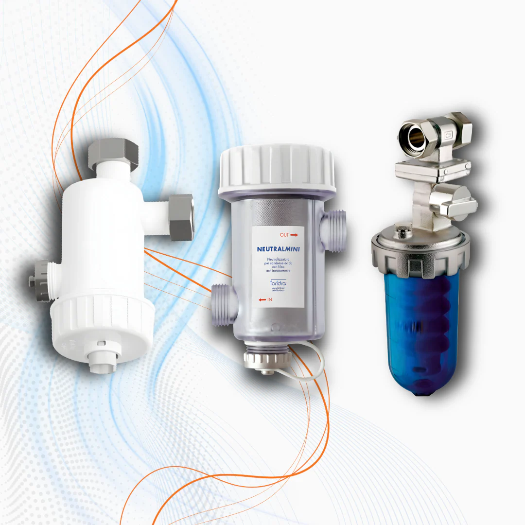 Kit Salvacaldaia Foridra Total Protex - Defangatore Magnetico Idramag Mini V + Dosatore Polisfati DosaMini OVL + Neutralizzatore di condensa NeutralMini - Image 3