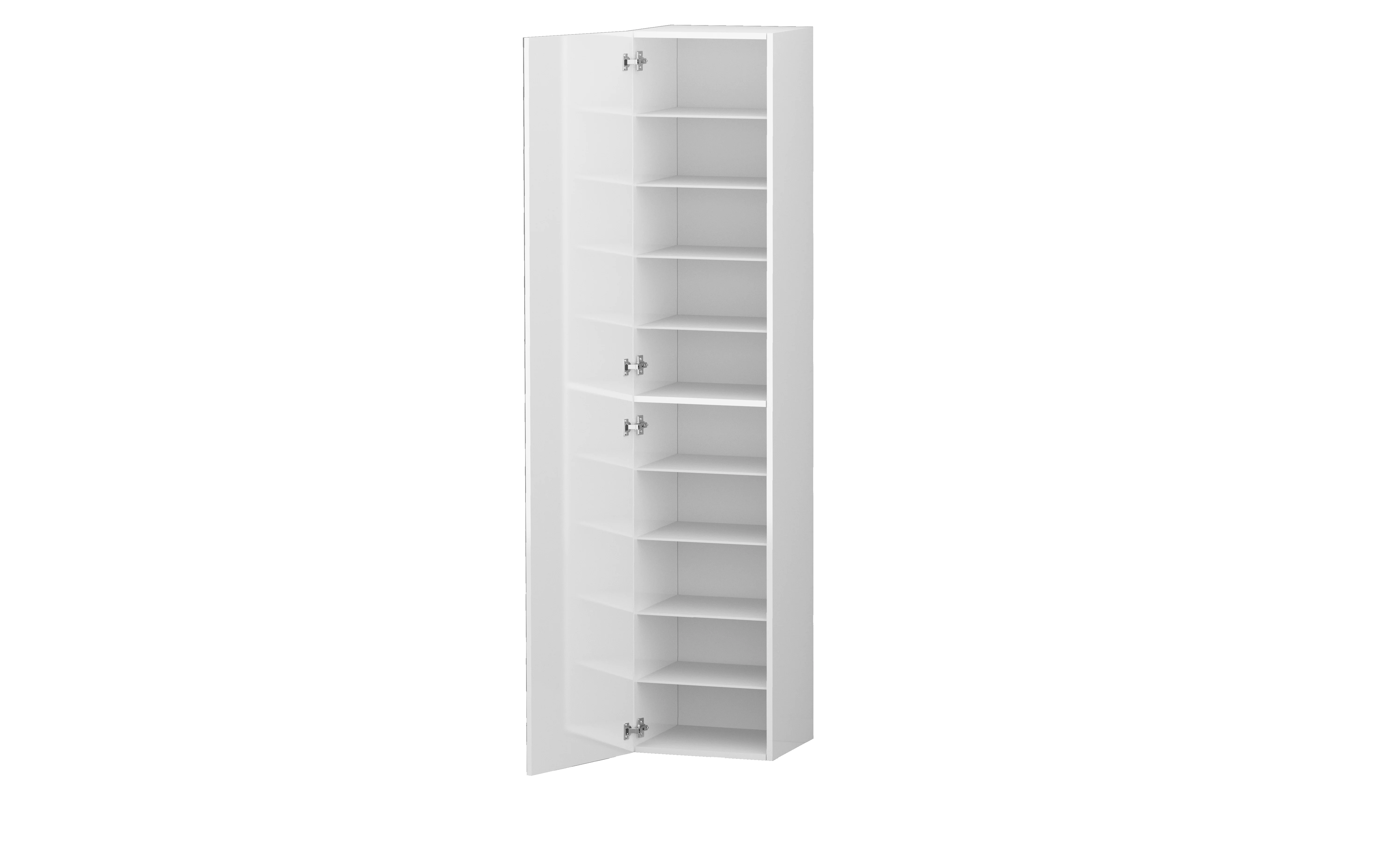 Armadio scarpiera bianco lucido Kompact con design moderno - Image 4