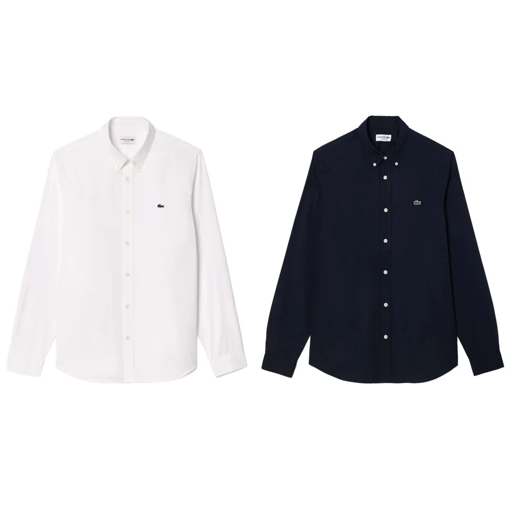 Lacoste Camicia Cotone Regular Fit CH2933