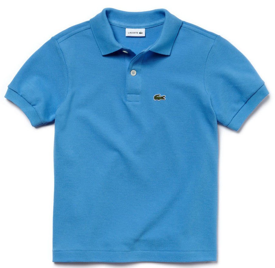 Lacoste Polo Jr in Petit Piqué Tinta Unita 2/6 Anni (L1812) PJ2909 UZP