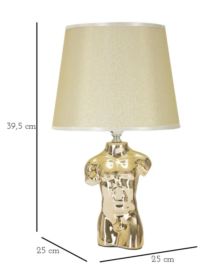 Lampada da Comodino Elegante Uomo cm 25x42,5 - Image 6