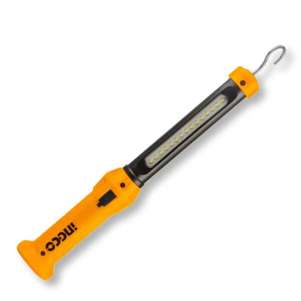 Lampada da lavoro ricaricabile 300 lumen – LED 3,5W, magnete e ricarica USB