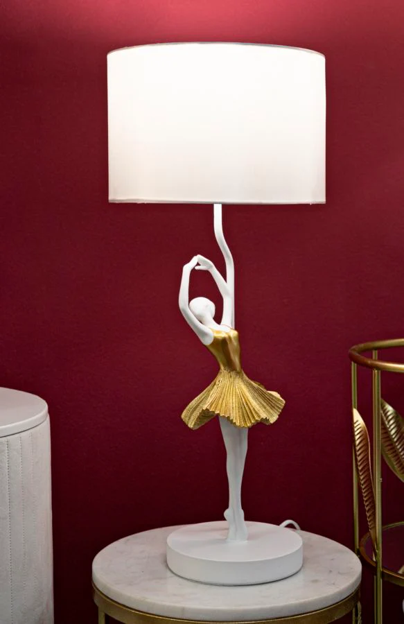 Lampada da Tavolo Eleganza Ballerina cm ø 28x64 - Image 6