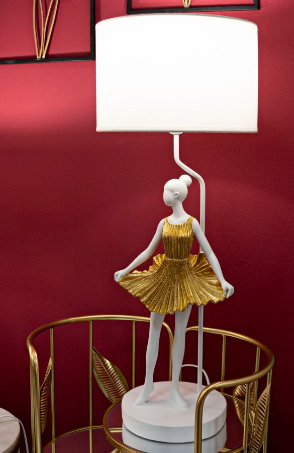 Lampada da Tavolo Eleganza Ballerina cm ø 32x90,5 - Image 6