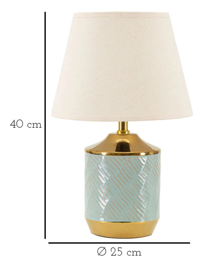 Lampada da Tavolo Elegante Cape Town cm ø 25x40 - Image 6