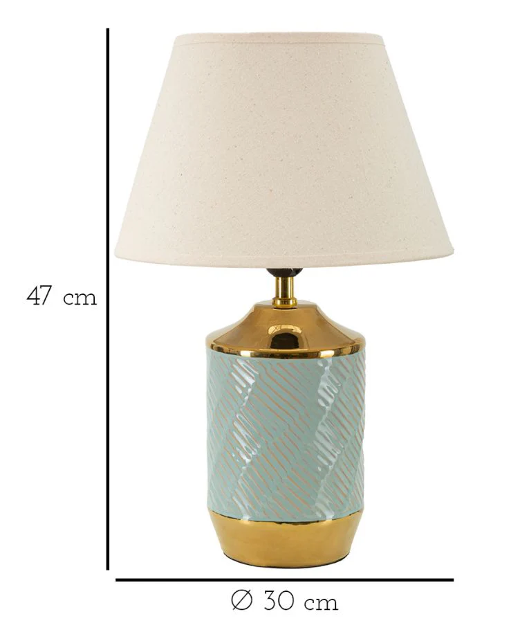 Lampada da Tavolo Elegante Cape Town Ø 30 cm x 47 cm - Image 6