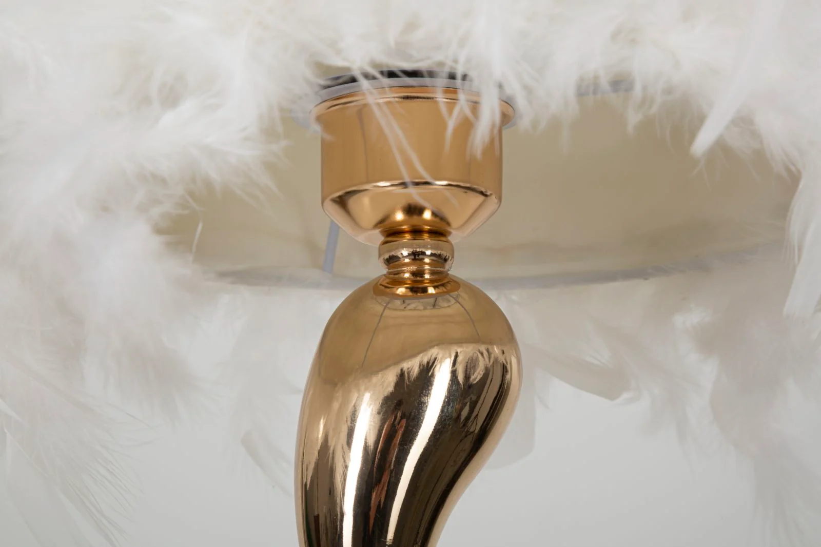 Lampada da Tavolo Elegante Bianca Ø 25x47 cm - Image 4