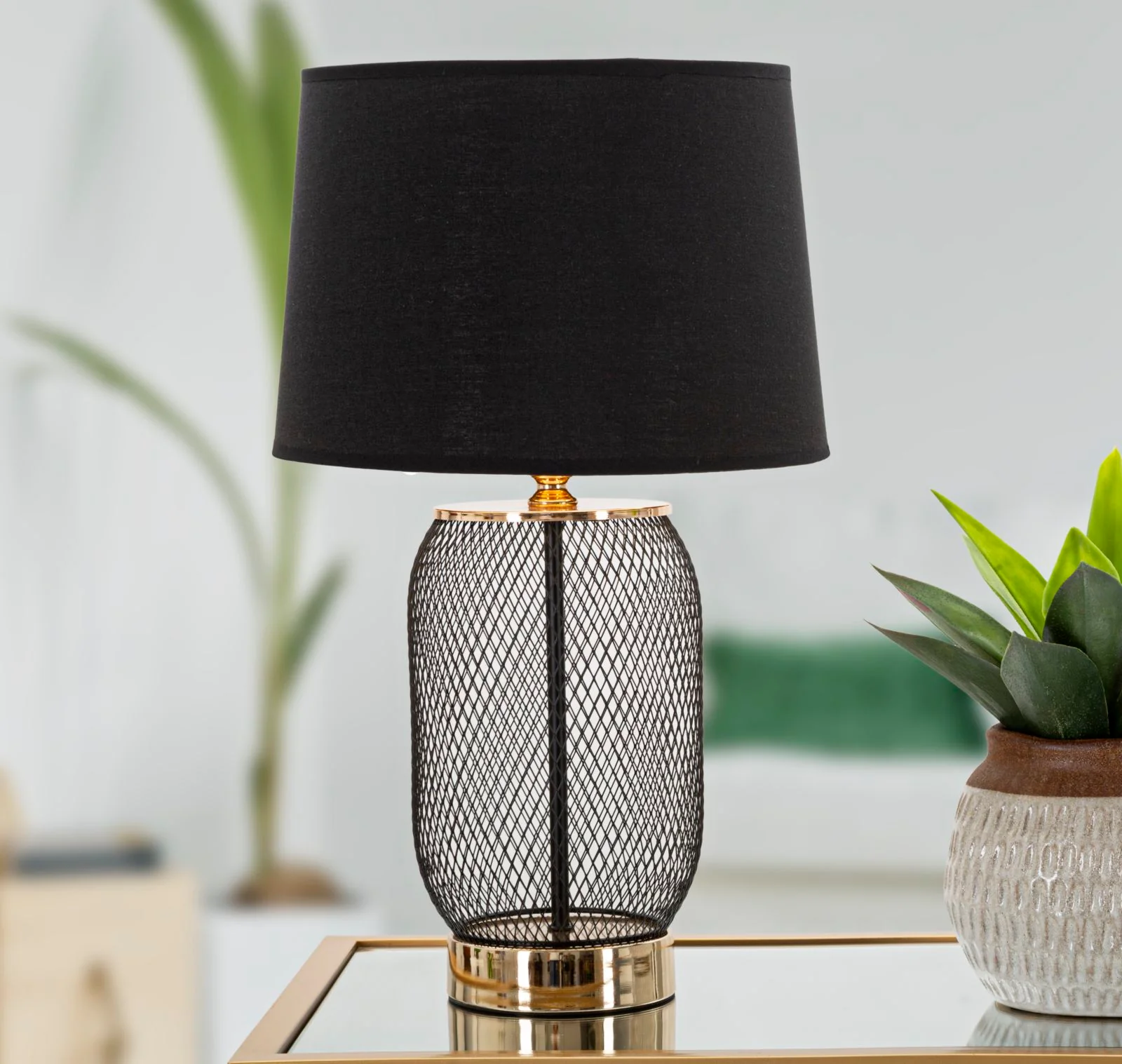 Lampada da Tavolo Elegante Chaine cm ø 28x47 - Image 5