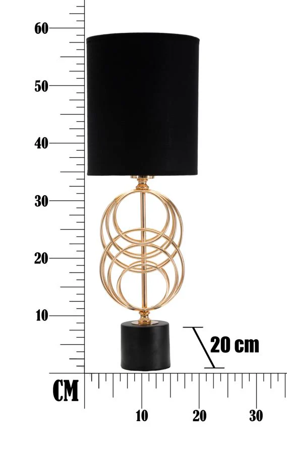 Lampada da Tavolo Circly Design Elegante cm ø 20x58,5 - Image 7