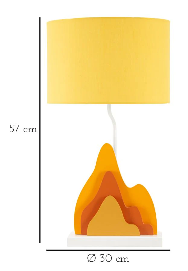 Lampada da Tavolo Design Fiamma -a- 30x57 cm - Image 7