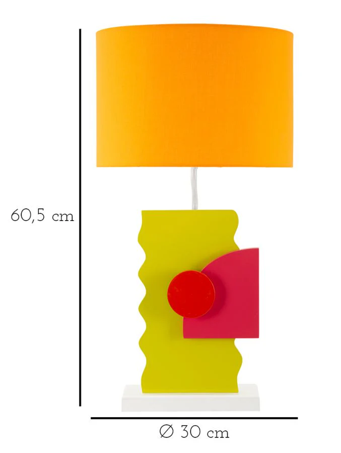 Lampada da Tavolo Color -b- Design Futurista 30x60,5 - Image 6