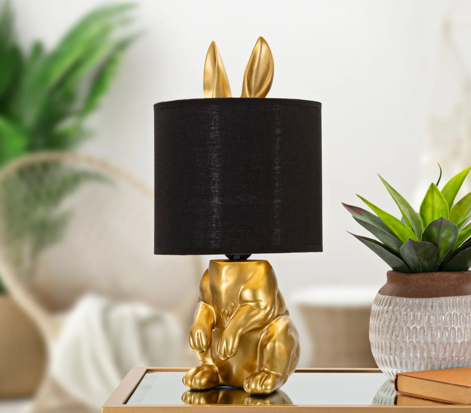 Lampada da Tavolo a Forma di Coniglio Elegante cm ø 20x43 - Image 5