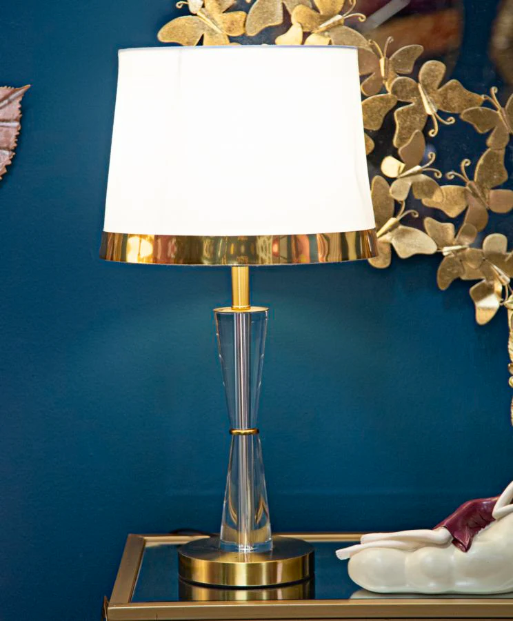 Lampada da tavolo in cristallo elegante cm ø 30x56 - Image 5