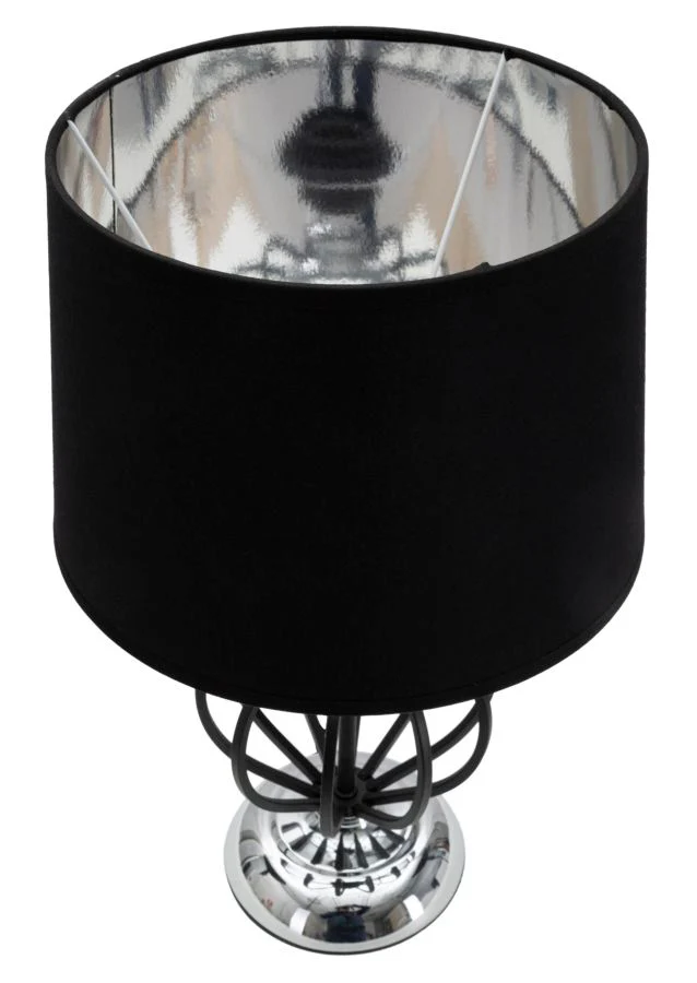 Lampada da Tavolo Glamour Silver Ø28x44,5 cm - Image 2