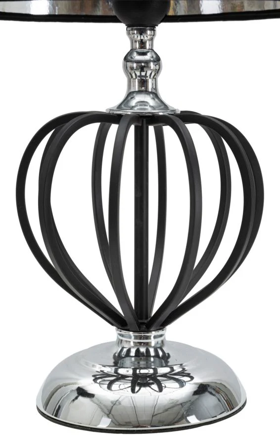 Lampada da Tavolo Glamour Silver Ø28x44,5 cm - Image 4