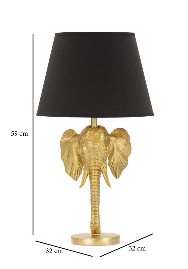 Lampada da Tavolo Elefante Design Esclusivo cm ø 32x59 - Image 6