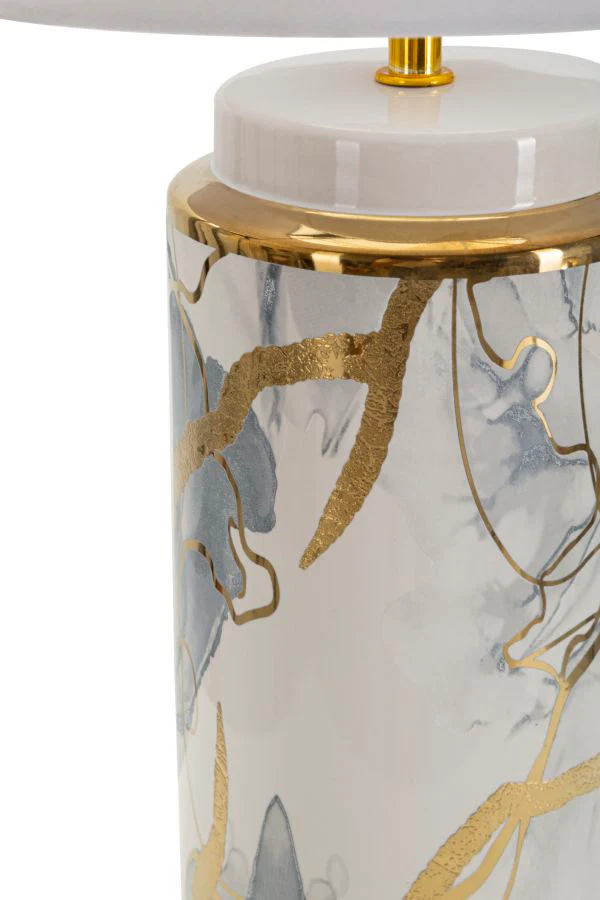 Lampada da tavolo glam astratta nera ø 25x48 cm - Image 2