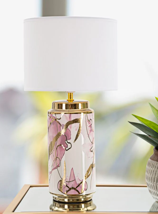 Lampada da Tavolo Eleganza Astratta cm Ø 25x48 - Image 4