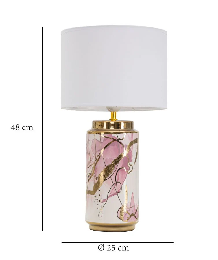 Lampada da Tavolo Eleganza Astratta cm Ø 25x48 - Image 5